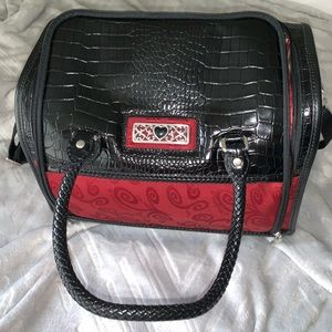 Brighton Collectible Ruby Red Heart Cosmetic Bag